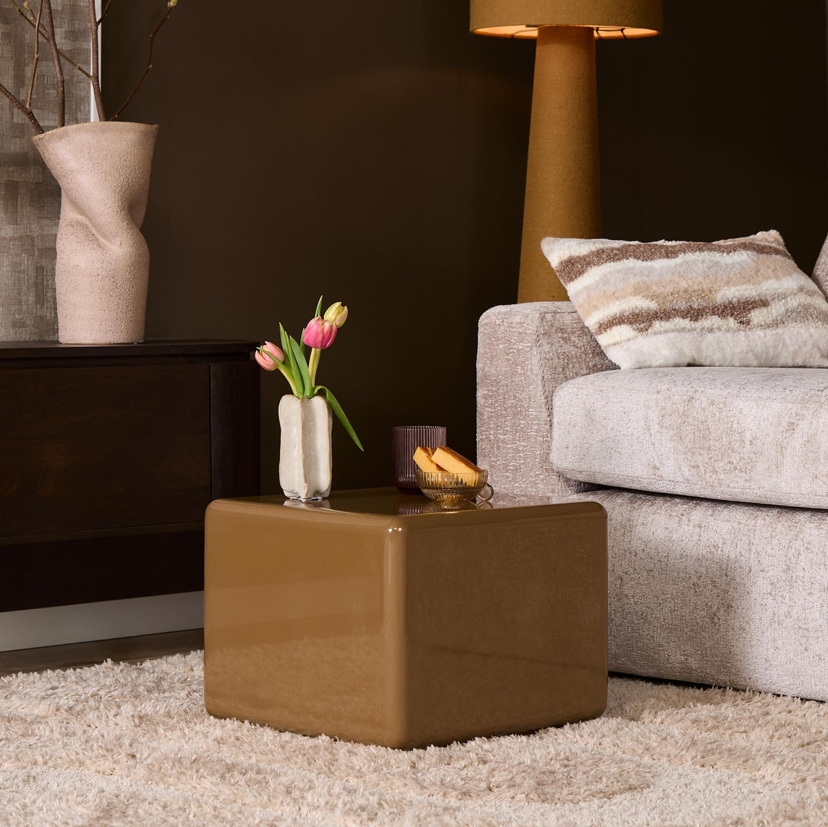 Tavolino da salotto Elias Marrone 40cm Starfurn