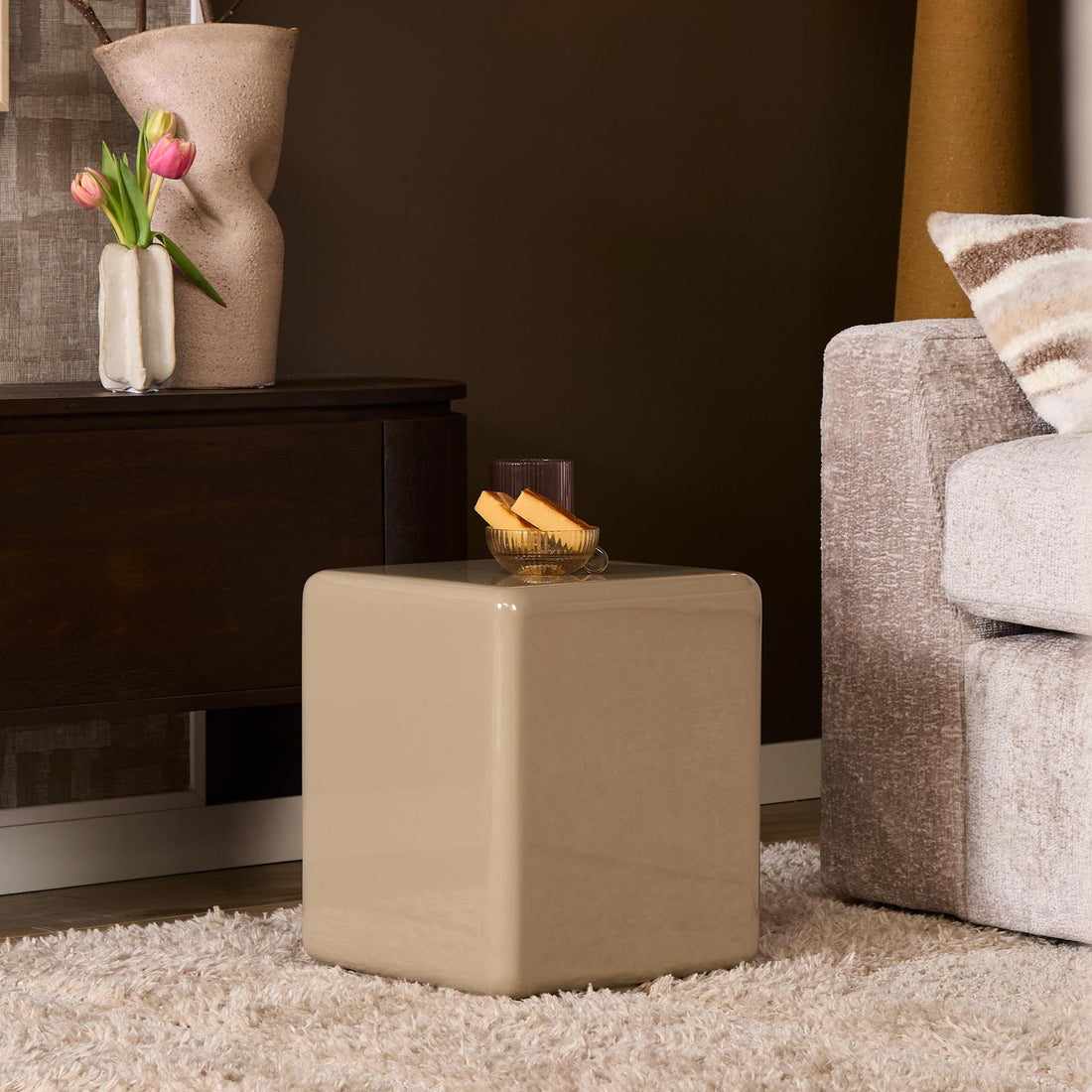 Tavolino da salotto Elias Beige 30cm Starfurn