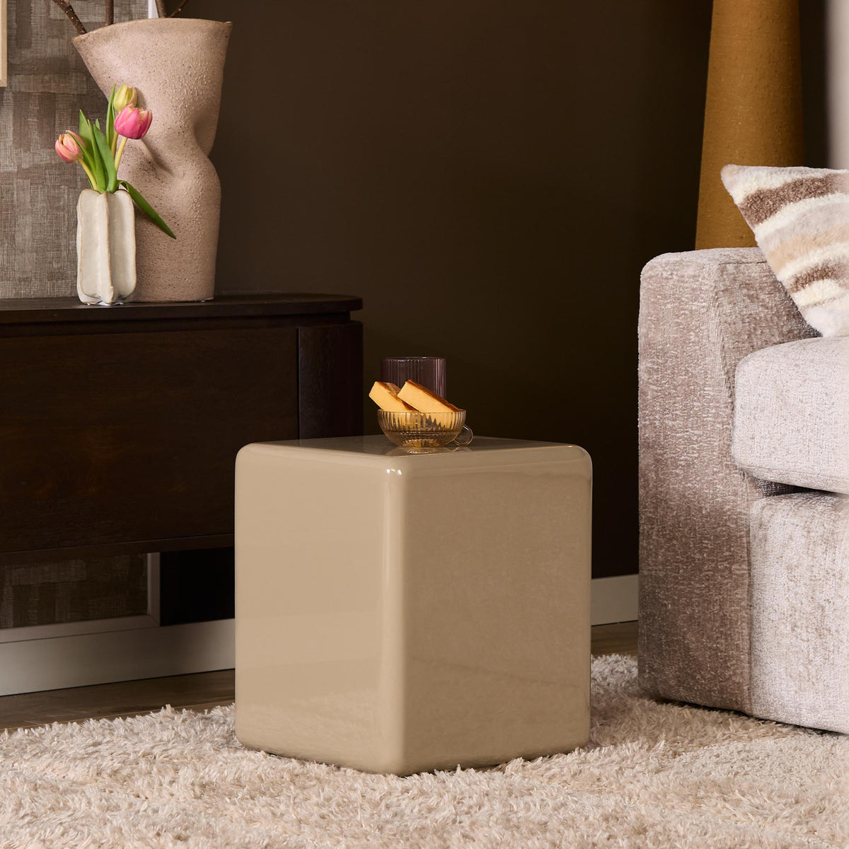 Tavolino da salotto Elias Beige 30cm Starfurn