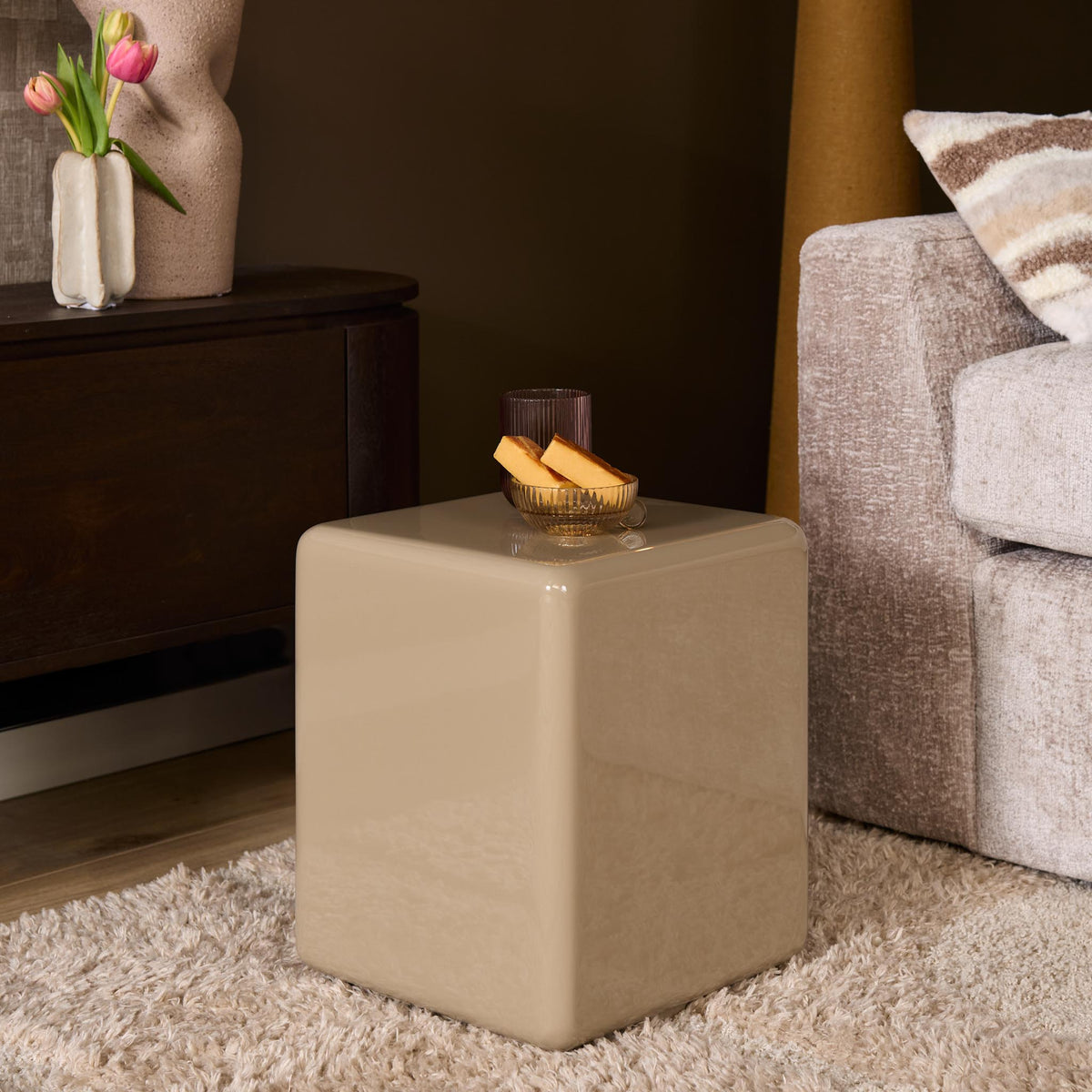 Tavolino da salotto Elias Beige 30cm Starfurn