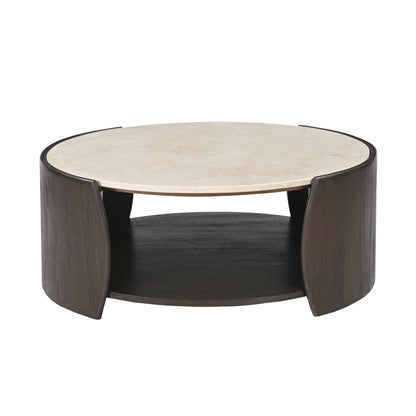 Tavolino Rune Botticino Marmo 80cm Starfurn
