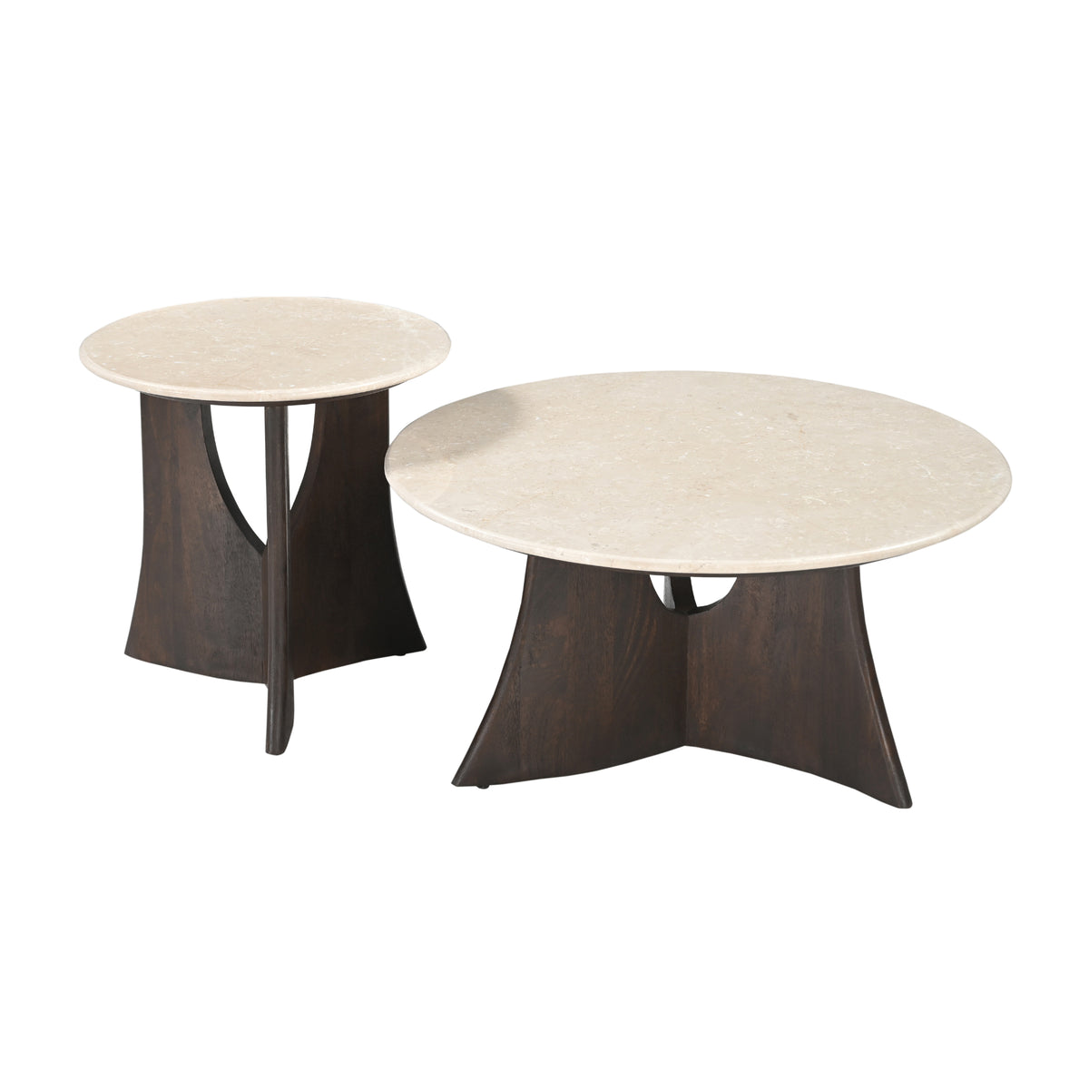Tavolino da salotto Milo Botticino Marmo 80cm Starfurn