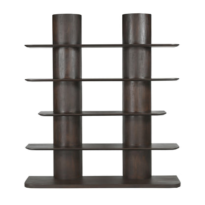 Libreria Finn in legno di mango marrone, 180 cm, Starfurn