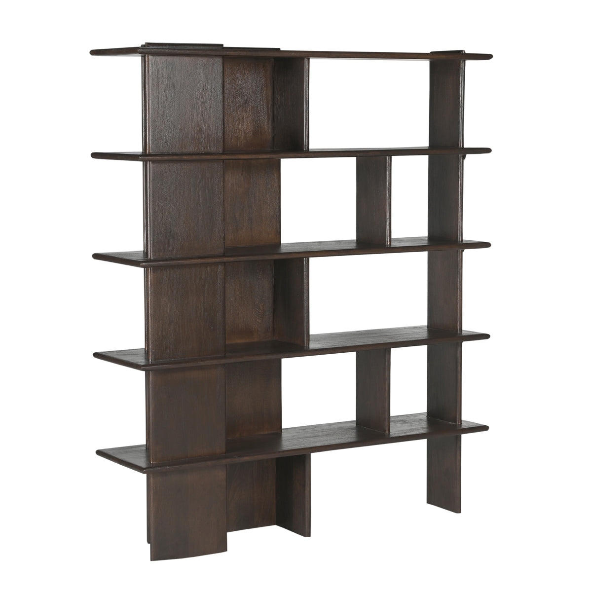 Libreria Finn in legno di mango marrone, 180 cm, Starfurn
