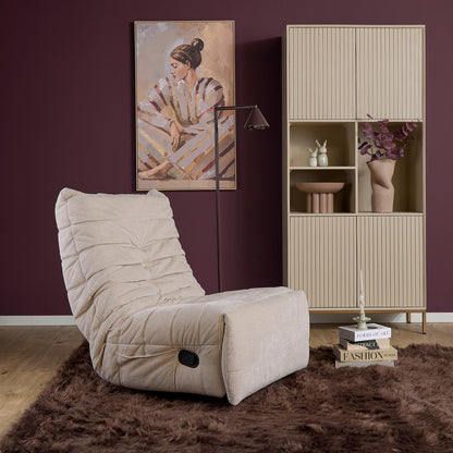 Poltrona relax Zen Tessuto Beige Starfurn