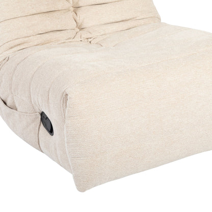 Poltrona relax Zen Tessuto Beige Starfurn