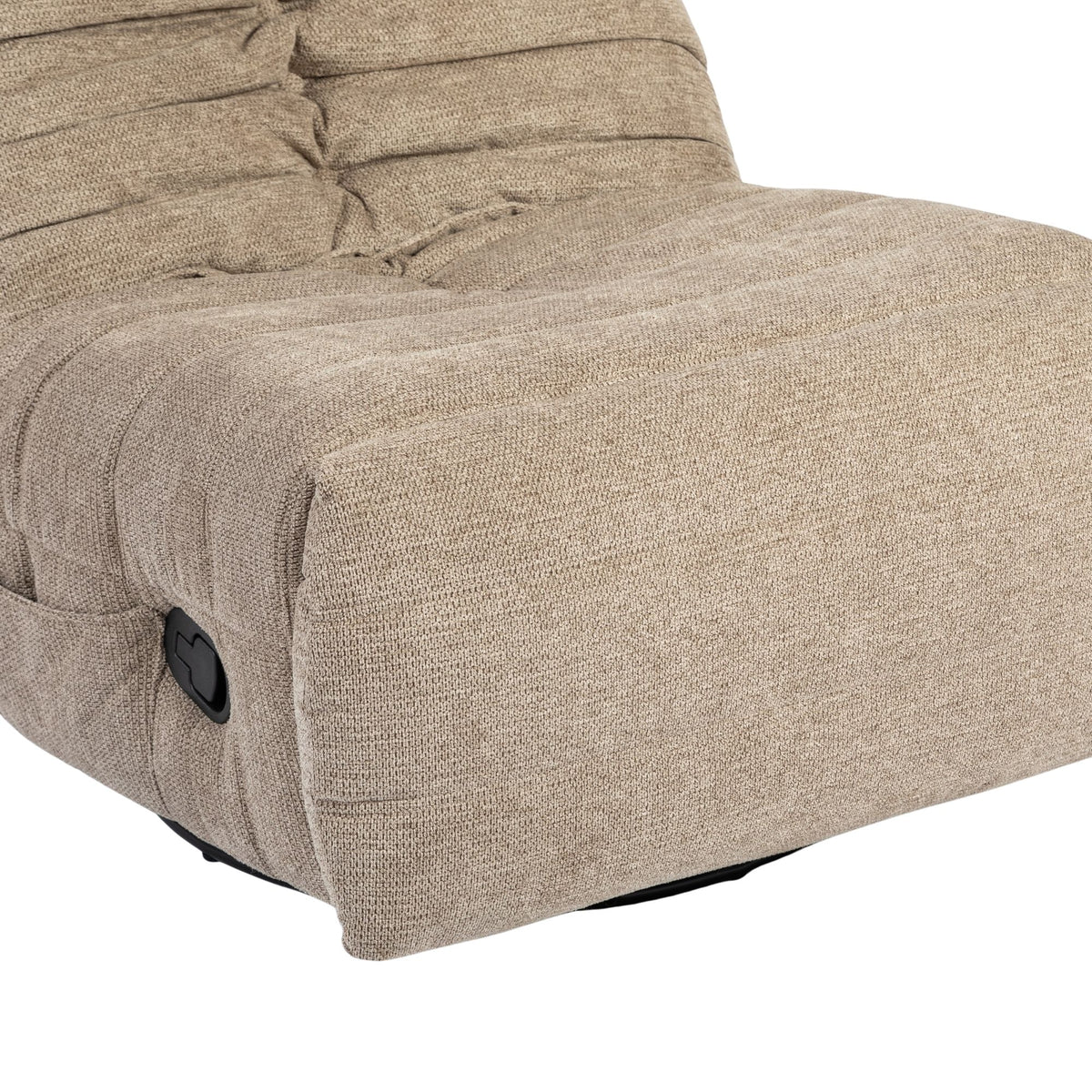 Poltrona relax Zen in tessuto taupe Starfurn