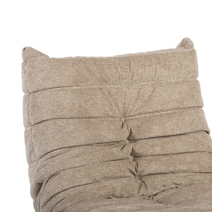 Poltrona relax Zen in tessuto taupe Starfurn