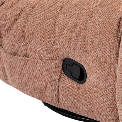 Poltrona relax Zen in tessuto rosa Starfurn