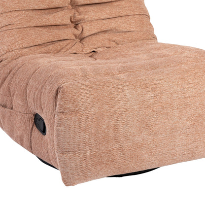 Poltrona relax Zen in tessuto rosa Starfurn