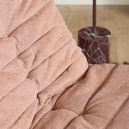 Poltrona relax Zen in tessuto rosa Starfurn