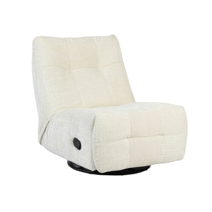 Poltrona relax Chill in tessuto bianco sporco Starfurn
