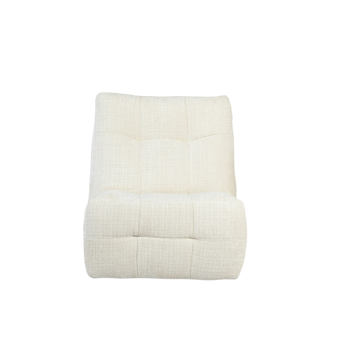 Poltrona relax Chill in tessuto bianco sporco Starfurn