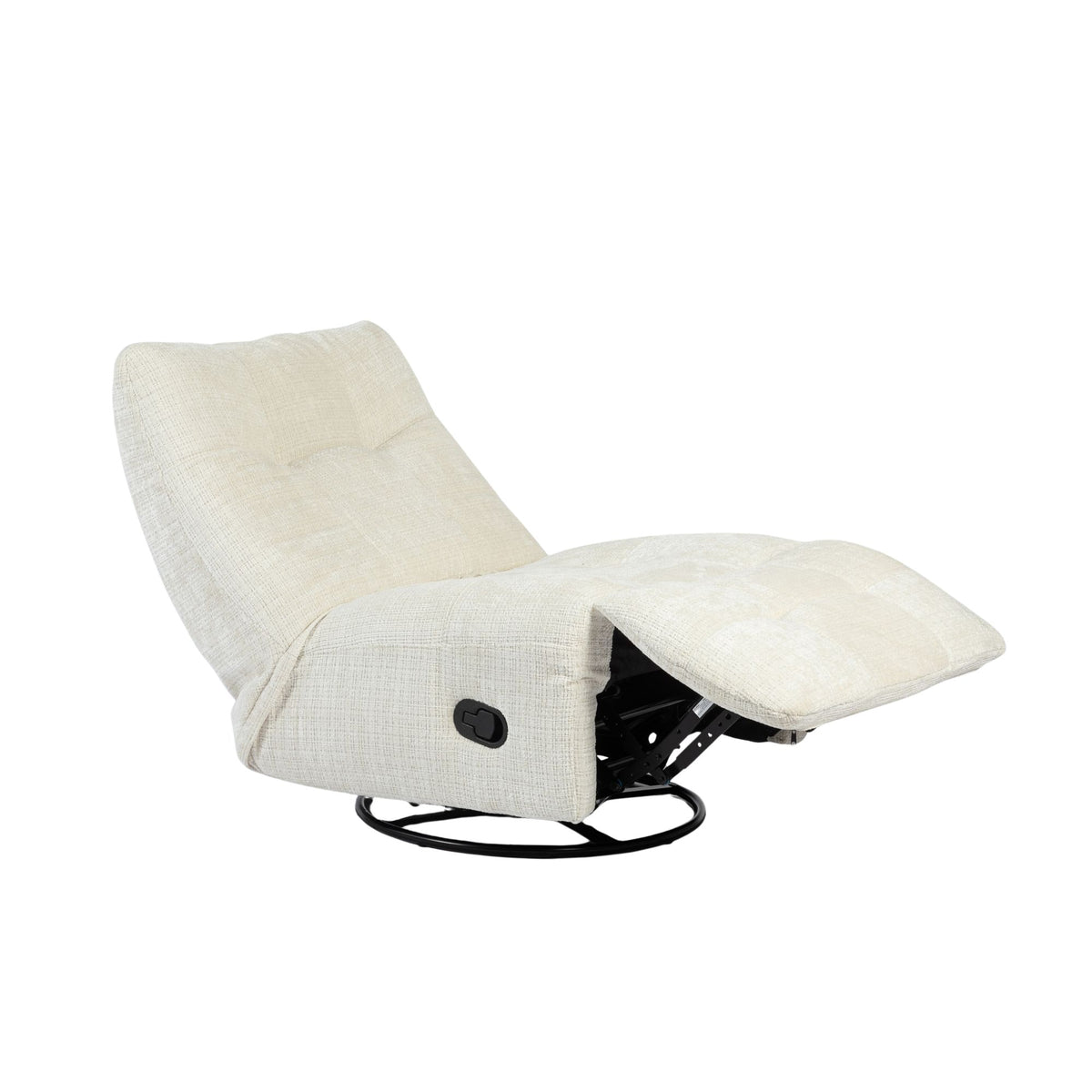 Poltrona relax Chill in tessuto bianco sporco Starfurn