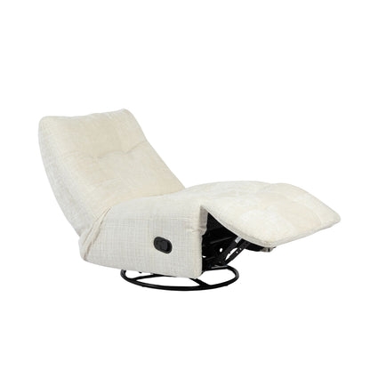 Poltrona relax Chill in tessuto bianco sporco Starfurn
