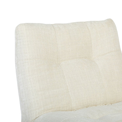 Poltrona relax Chill in tessuto bianco sporco Starfurn