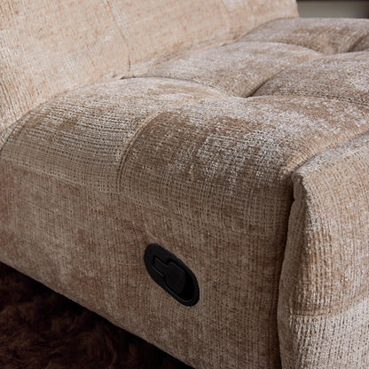 Poltrona relax Chill in tessuto beige Starfurn