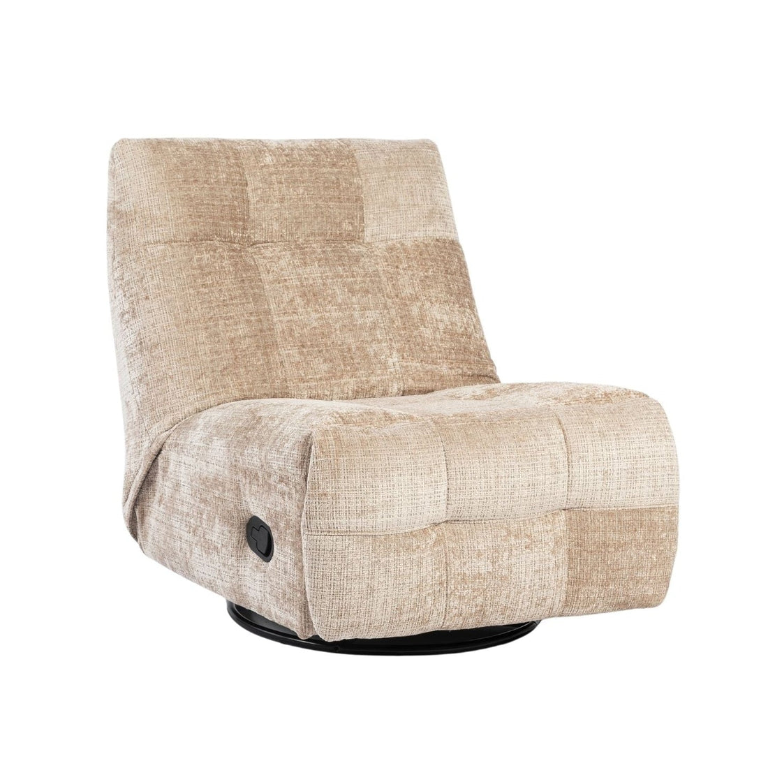 Poltrona relax Chill in tessuto beige Starfurn