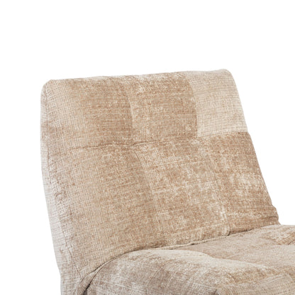 Poltrona relax Chill in tessuto beige Starfurn