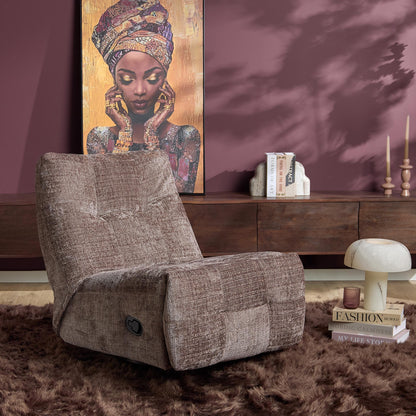Poltrona relax Chill in tessuto Clay Starfurn