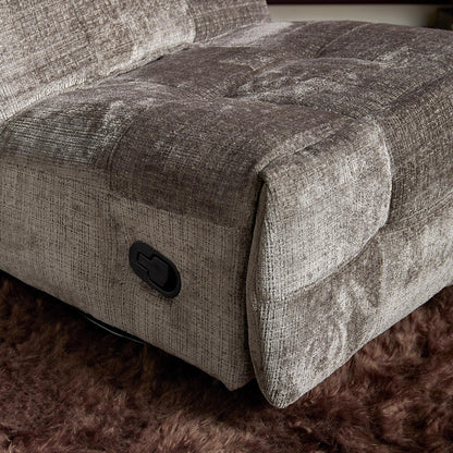 Poltrona relax Chill in tessuto grigio Starfurn