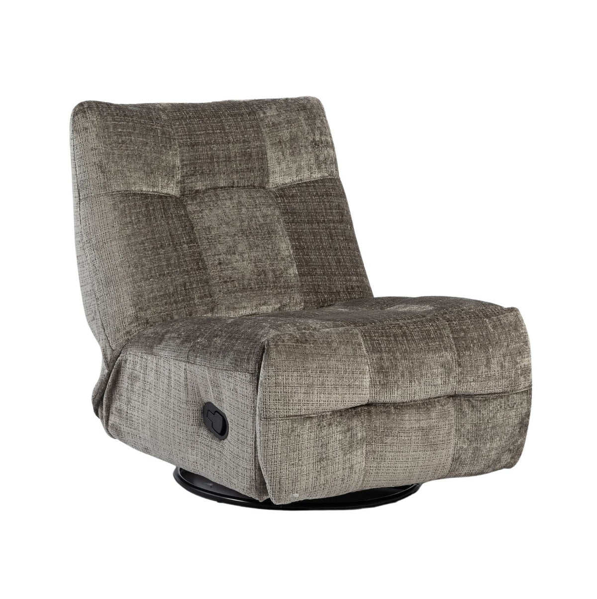 Poltrona relax Chill in tessuto grigio Starfurn