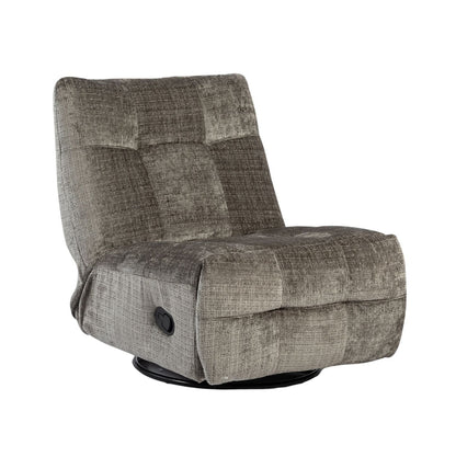 Poltrona relax Chill in tessuto grigio Starfurn