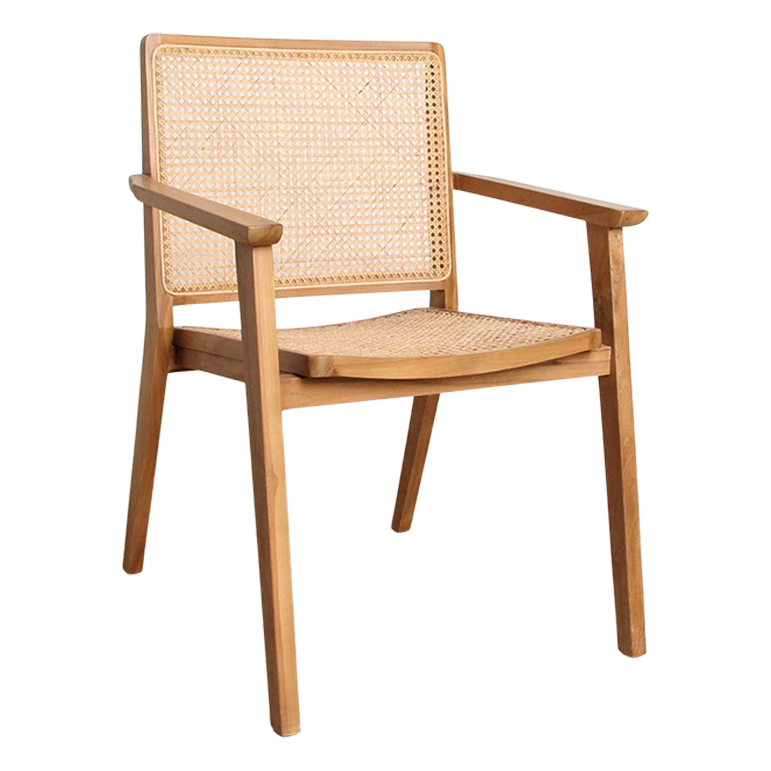 Set di 2 sedie da pranzo Nova in teak Raw Materials