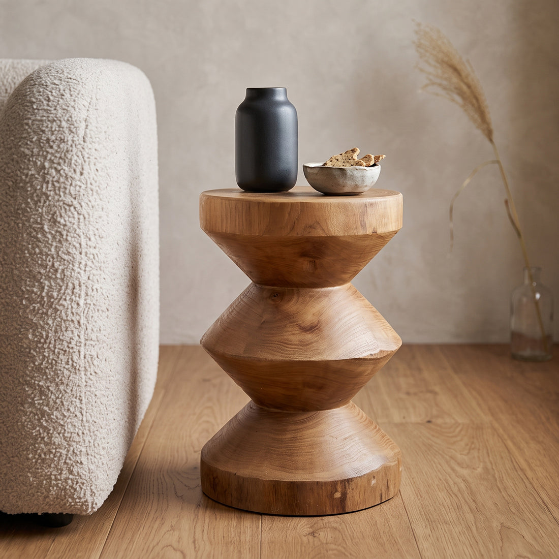 Tavolino laterale Forma Rizo natural Raw Materials