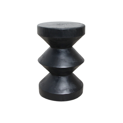 Tavolino laterale Forma Rizo nero Raw Materials