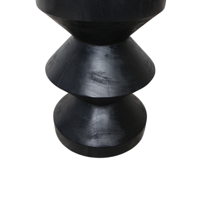 Tavolino laterale Forma Rizo nero Raw Materials