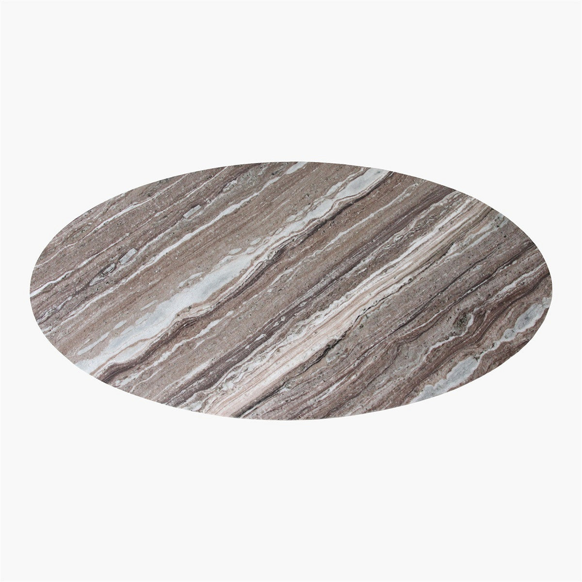 Tavolino da salotto Marmo Fantasy Ovale Marrone Raw Materials