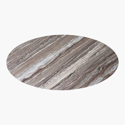 Tavolino da salotto Marmo Fantasy Ovale Marrone Raw Materials