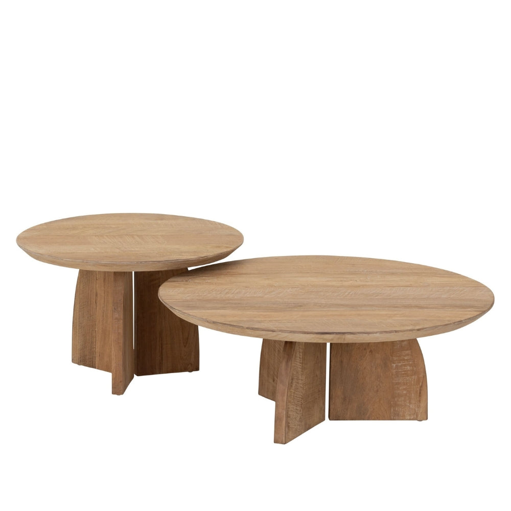 DTP Home Tavolino da Salotto Nova Set di 2 Legno di Teak