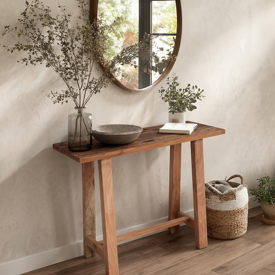 Farmwood tavolo da parete/tavolino - legno riciclato FSC