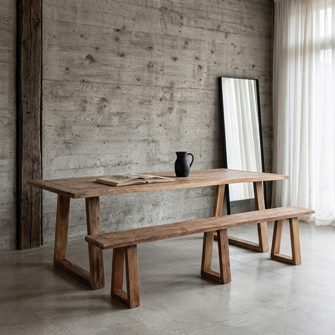 Tavolo da pranzo in teak Farmwood 200 cm Raw Materials