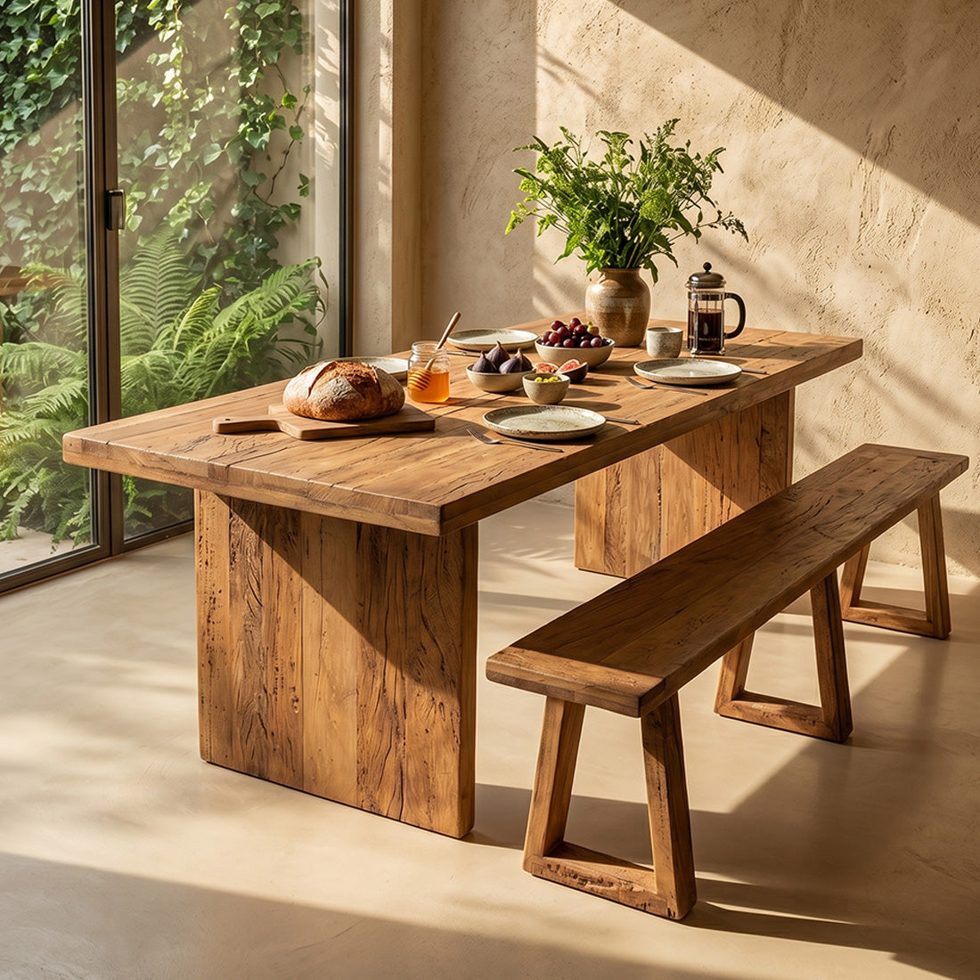 Tavolo da pranzo Farmwood Waterfall - 240cm Raw Materials