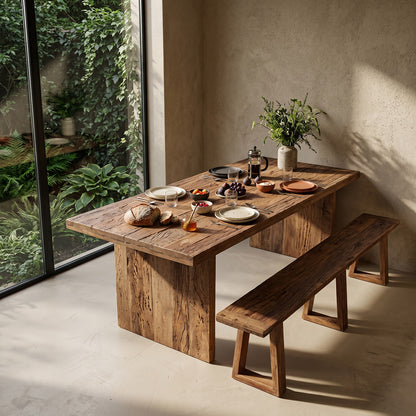 Tavolo da pranzo Farmwood Waterfall - 240cm Raw Materials