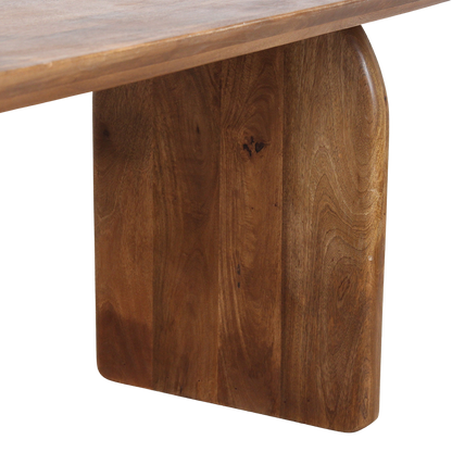 Tavolo da pranzo Bullnose Mix Marrone 180cm Raw Materials