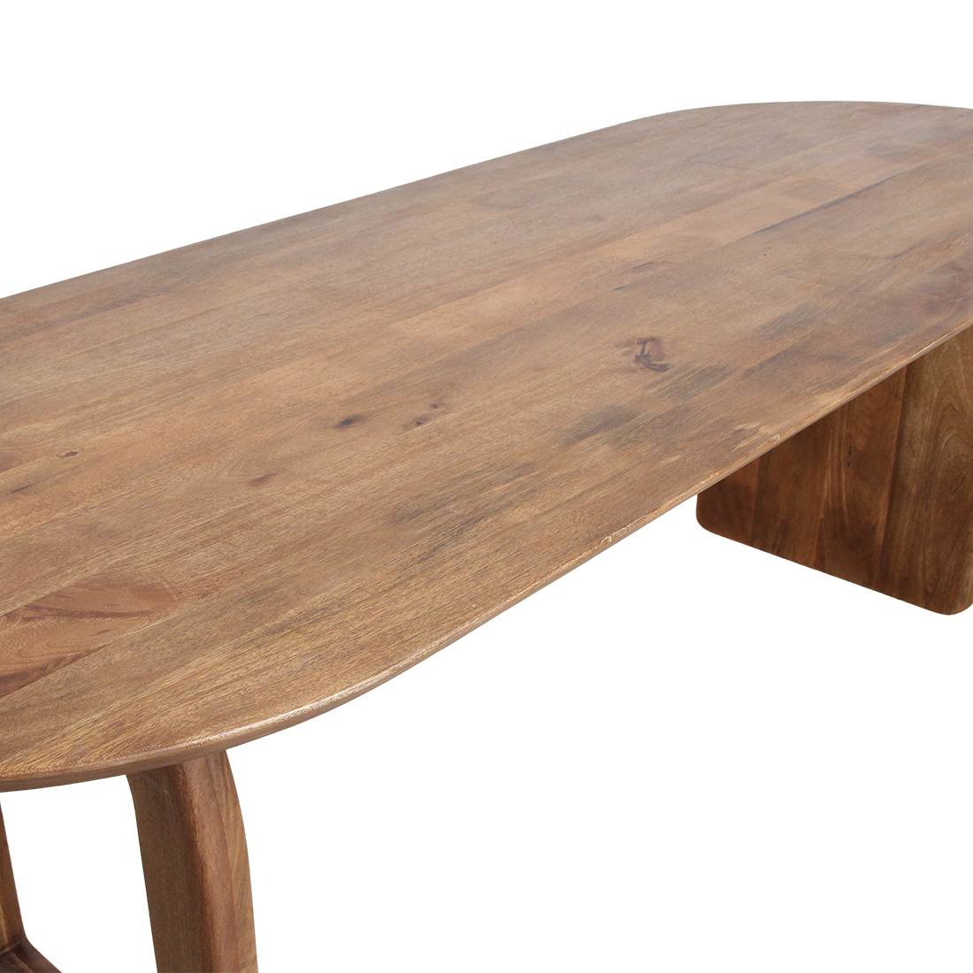 Tavolo da pranzo Bullnose Mix Marrone 180cm Raw Materials