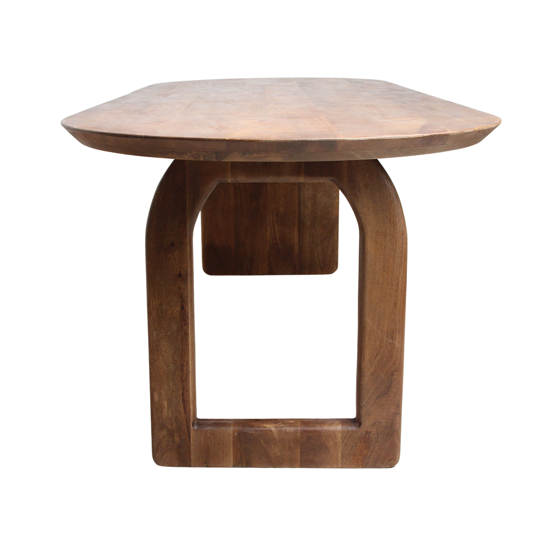 Tavolo da pranzo Bullnose Mix Marrone 200cm Raw Materials