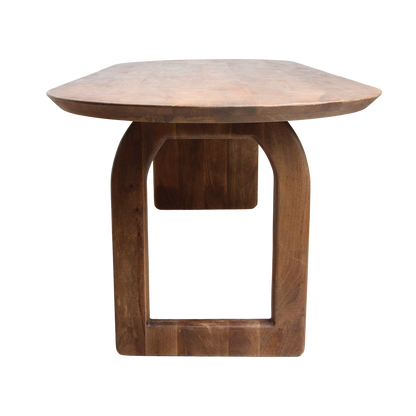 Tavolo da pranzo Bullnose Mix Marrone 200cm Raw Materials