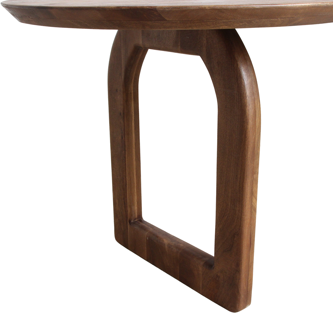 Tavolo da pranzo Bullnose Aperto Marrone 200cm Raw Materials