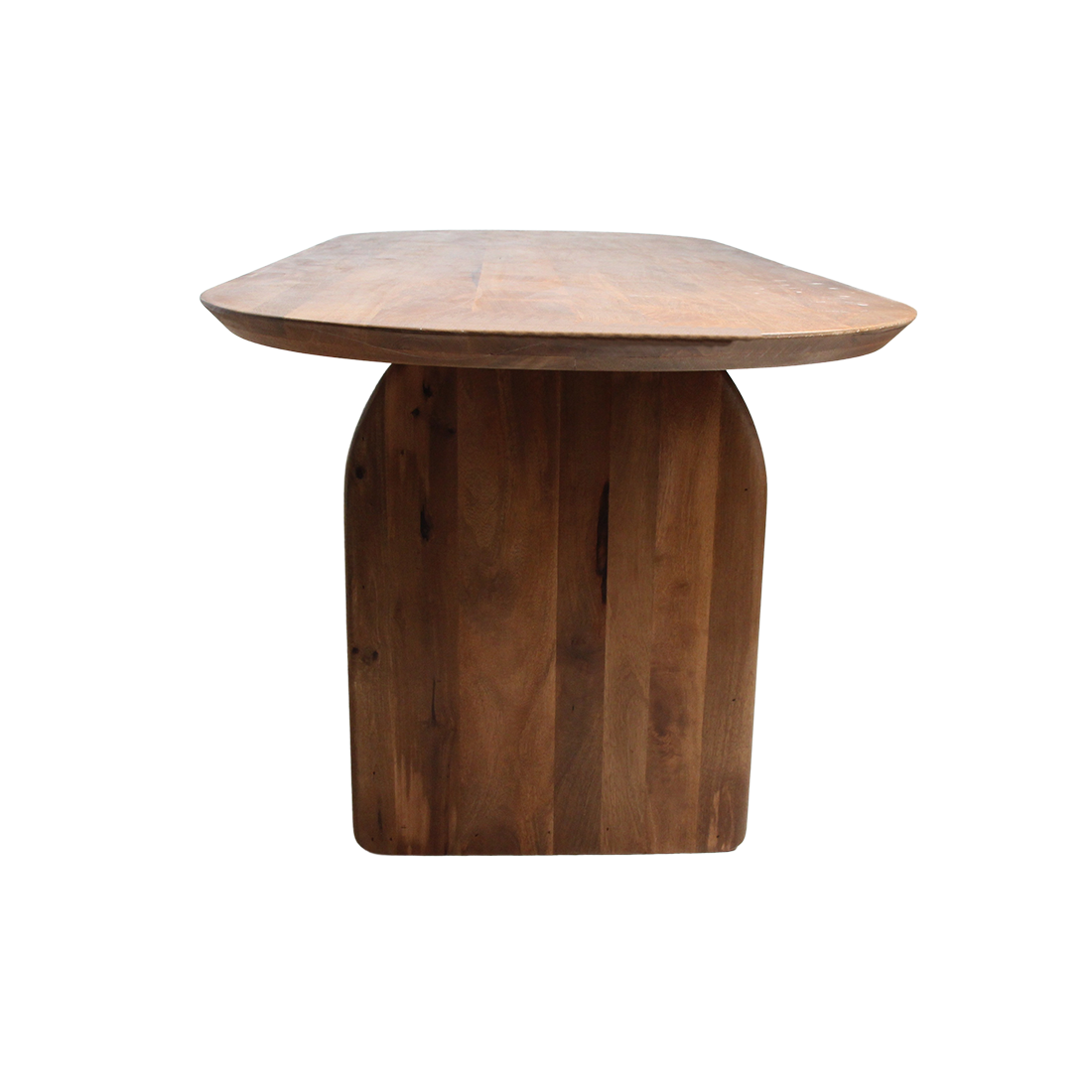 Tavolo da pranzo Bullnose Mix marrone 240cm Raw Materials