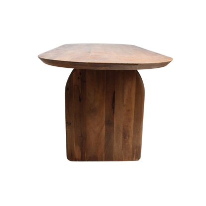 Tavolo da pranzo Bullnose Mix marrone 240cm Raw Materials