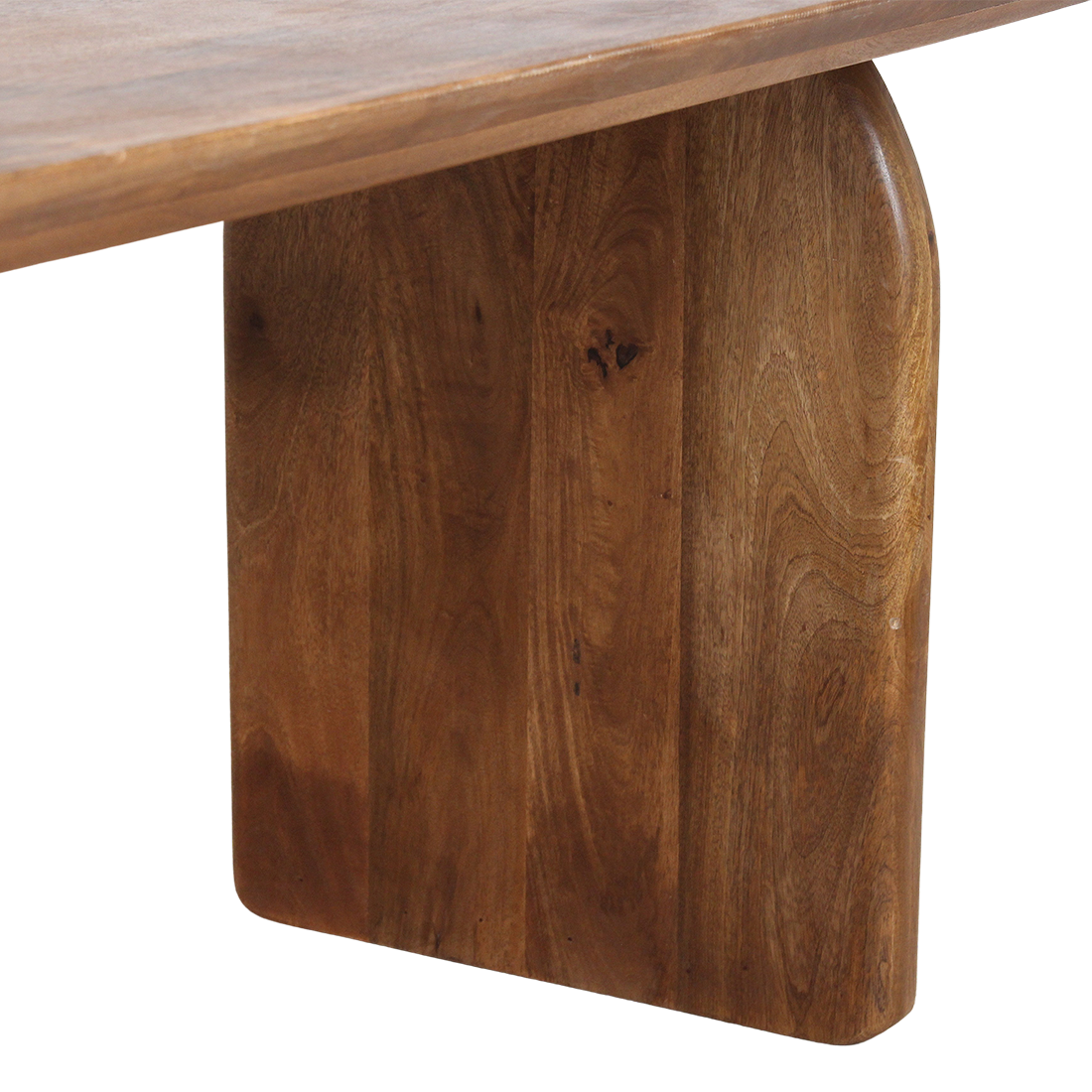 Tavolo da pranzo Bullnose Marrone Chiaro 240cm Raw Materials