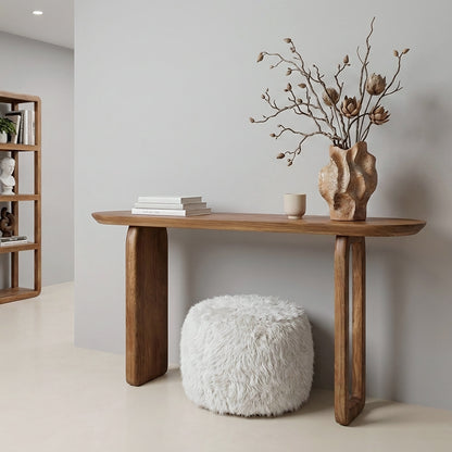Tavolo Consolle Bullnose Marrone Raw Materials