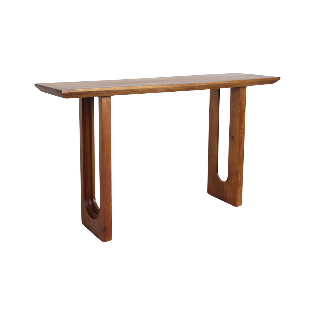 Tavolino laterale Bullnose Smussato Legno di mango Materie prime