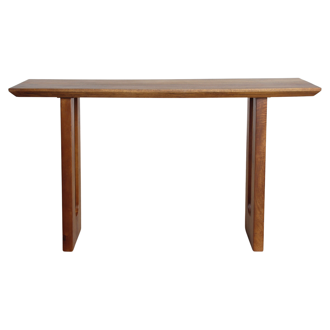 Tavolino laterale Bullnose Smussato Legno di mango Materie prime