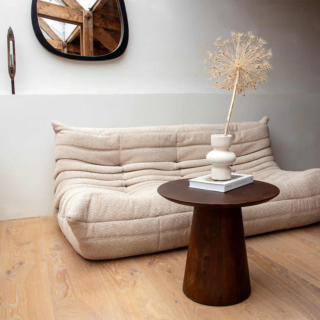 Tavolino Bullnose Cone 50cm Raw Materials